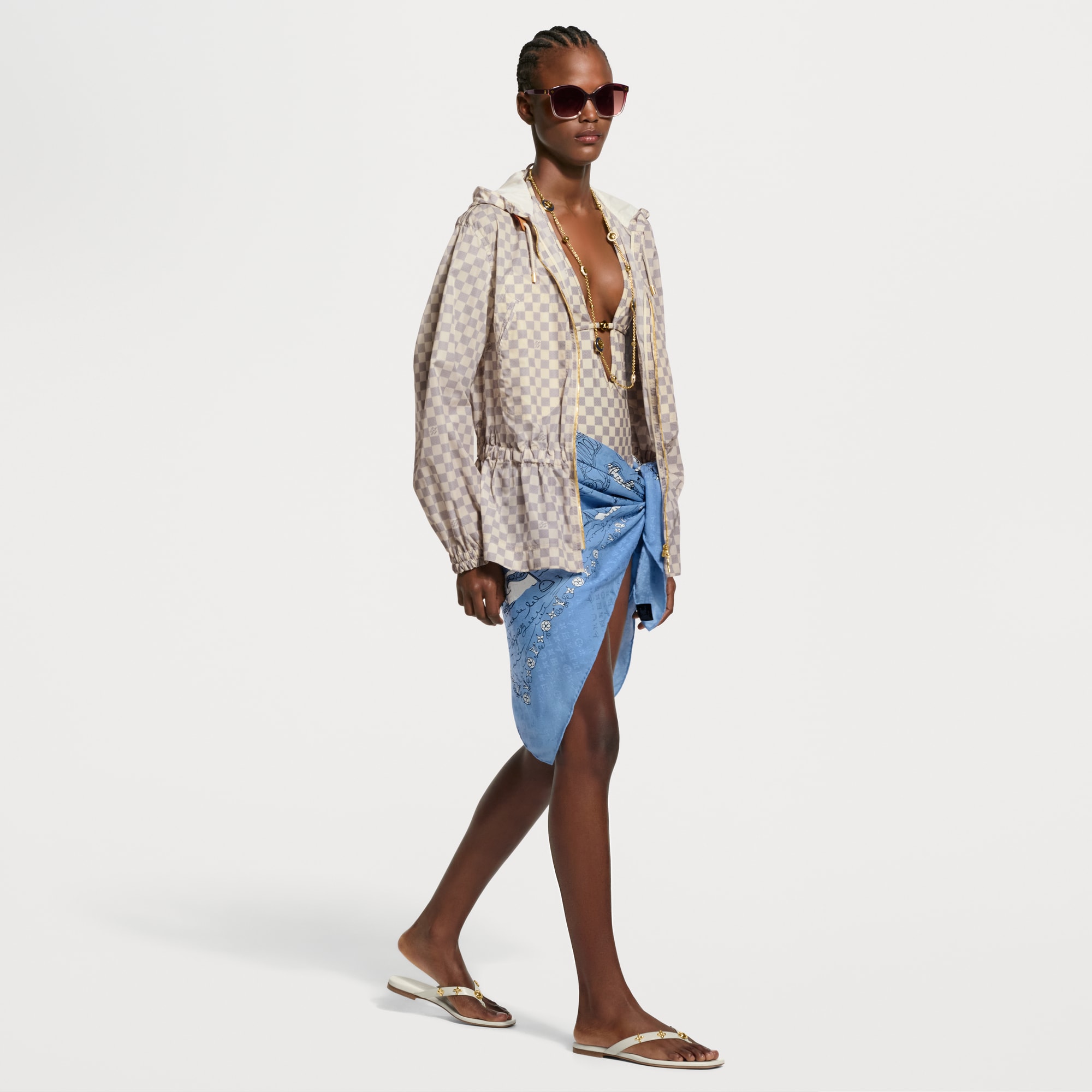Gaia Flat Thong - Shoes | LOUIS VUITTON